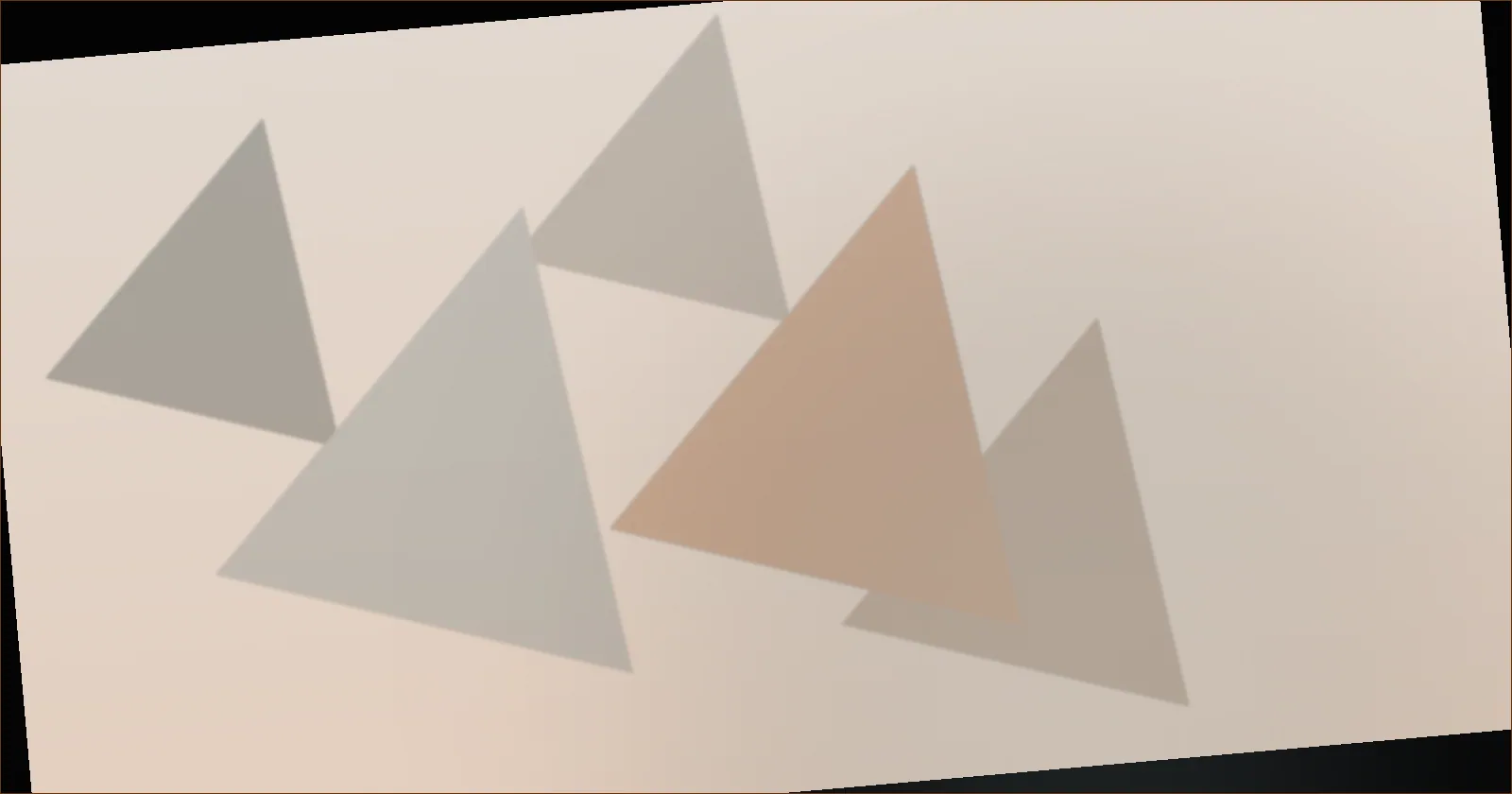 Slate blue prism pattern suggesting a truck loading pad behind a building