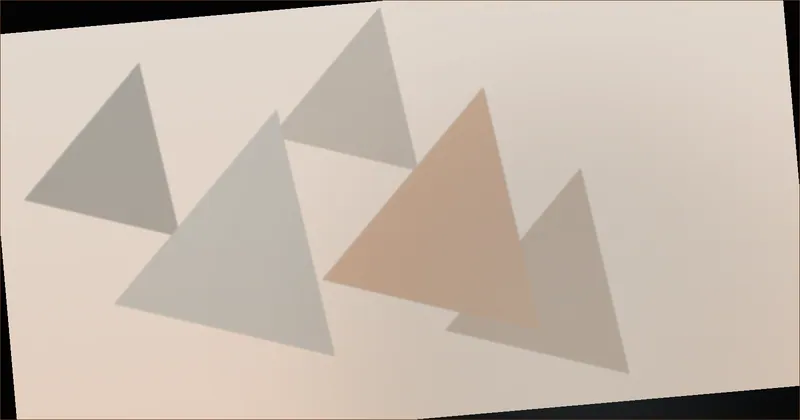 Slate blue prism pattern suggesting a truck loading pad behind a building
