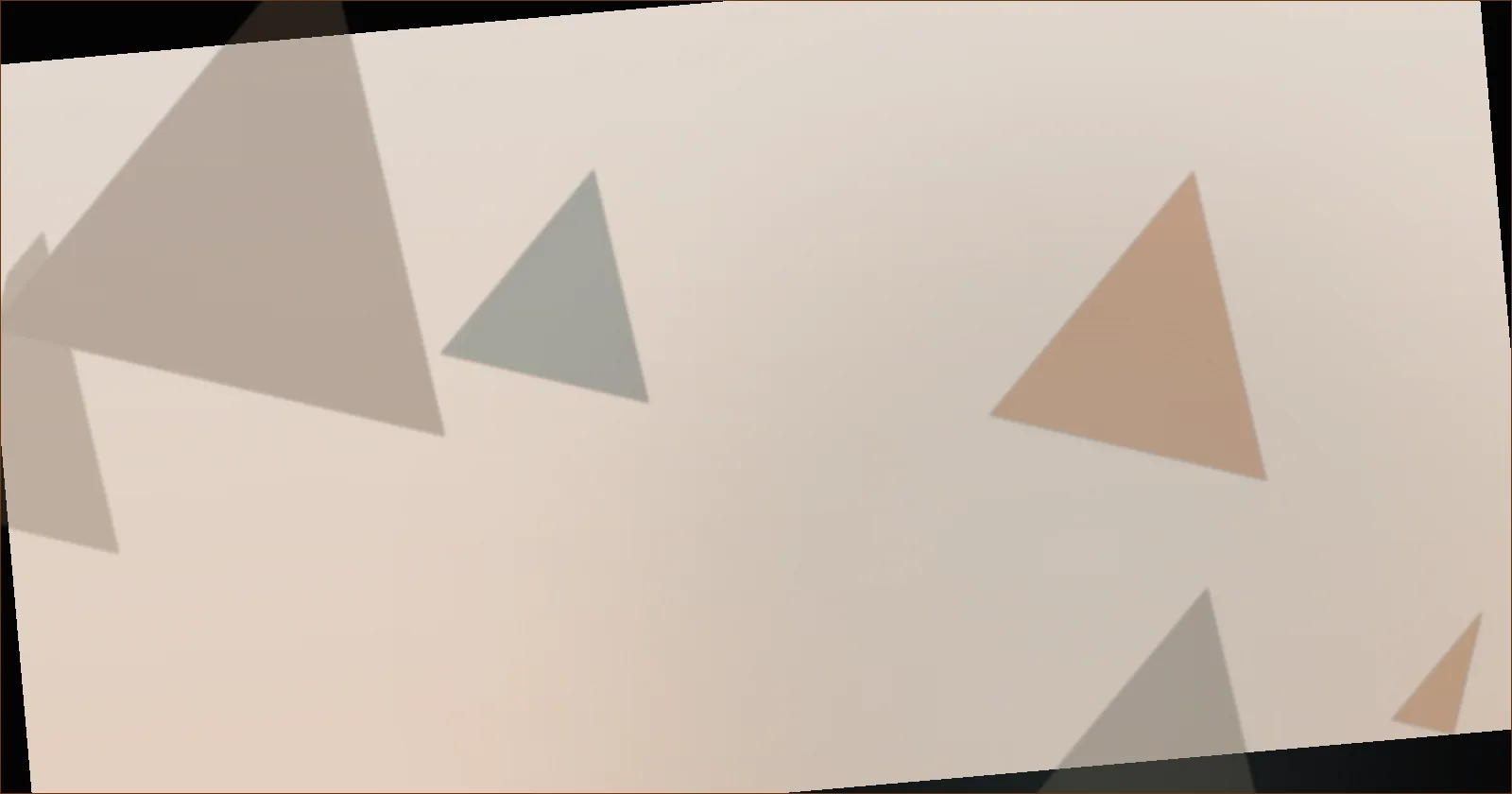 Warm rust colored prism pattern suggesting a compact excavator arm