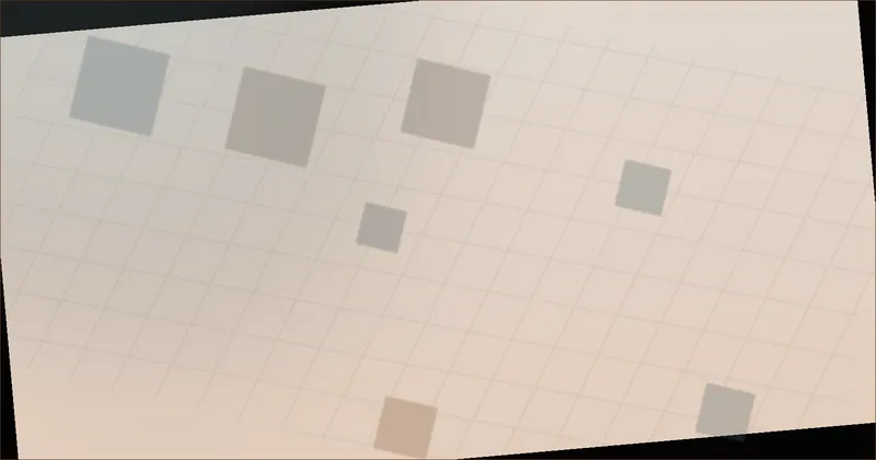 Warm rust colored grid pattern suggesting a range of possible outcomes